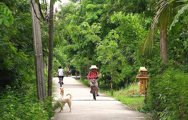 Ko Kret, campagne près de Bangkok