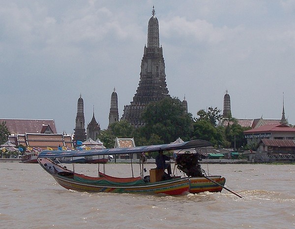 En bateau en Thailande