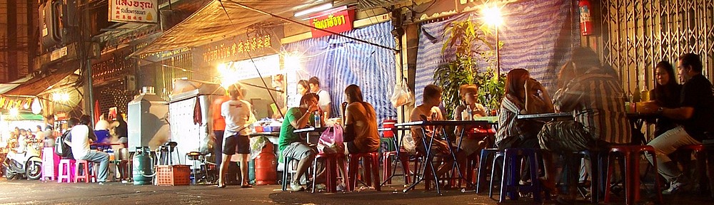 Marché de nuit à Bangkok