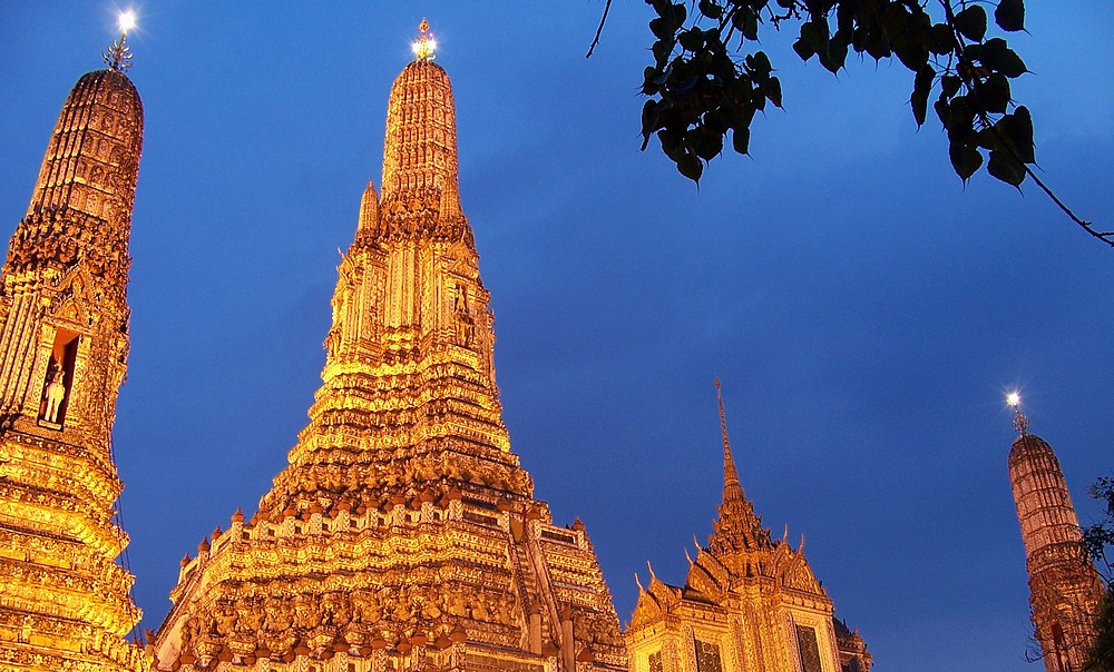 Le Wat Arun, au crépuscule