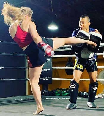 camp d'entrainement au muay thai en Thailande, dans le nord