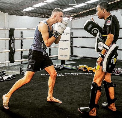 camp d'entrainement à la boxe thai dans le nord Thailandais