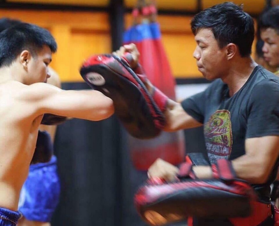 entrainement de muay thai à Chiang Mai