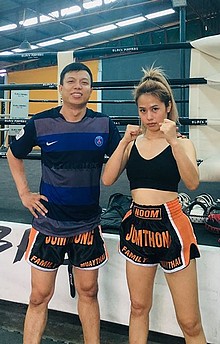 Entraineur manager de muay thai à Chiang Mai, Thaïlande