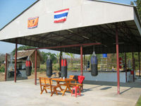 camp d'entrainement � la boxe thai en Thailande, dans le nord