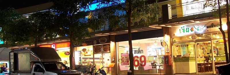 Environnement autour du camp d'entrainement au muay thai, en banlieue de Bangkok