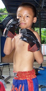 �l�ve de boxe thai