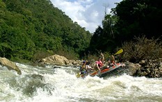 Rafting dans la campagne Thailandaise