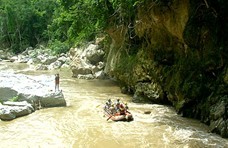 Rafting dans la campagne Thailandaise
