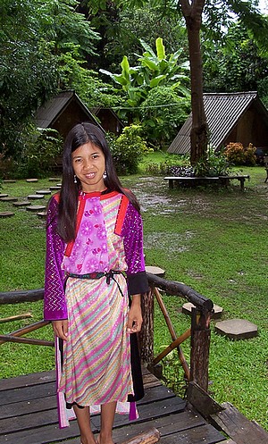 Jeune fille Lisu, Thaïlande