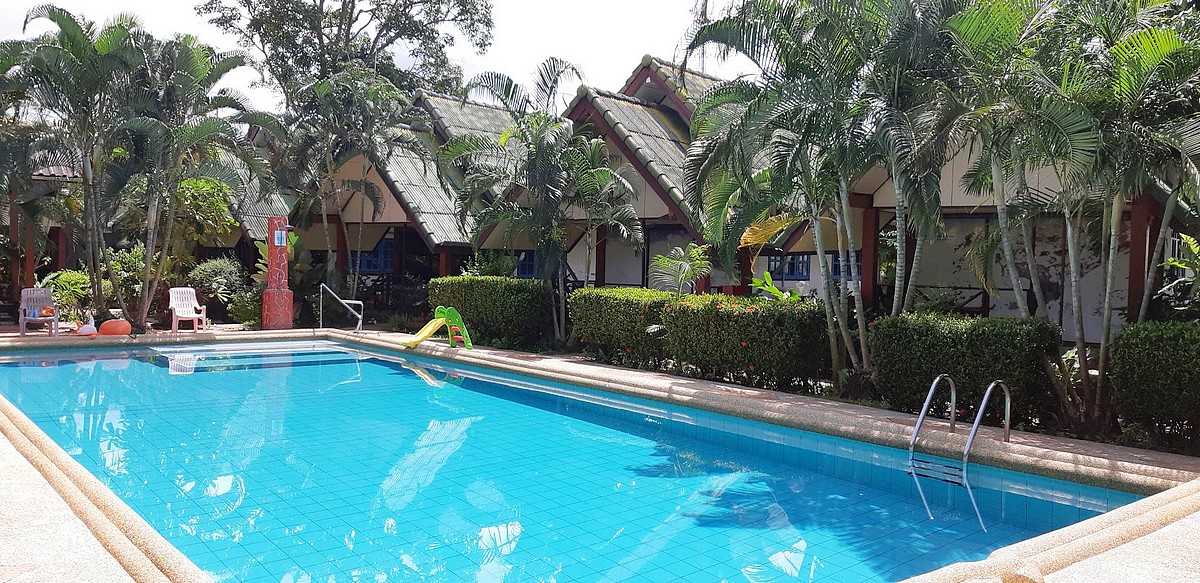 Bungalows dans un resort pour séjour longue durée en Thailande
