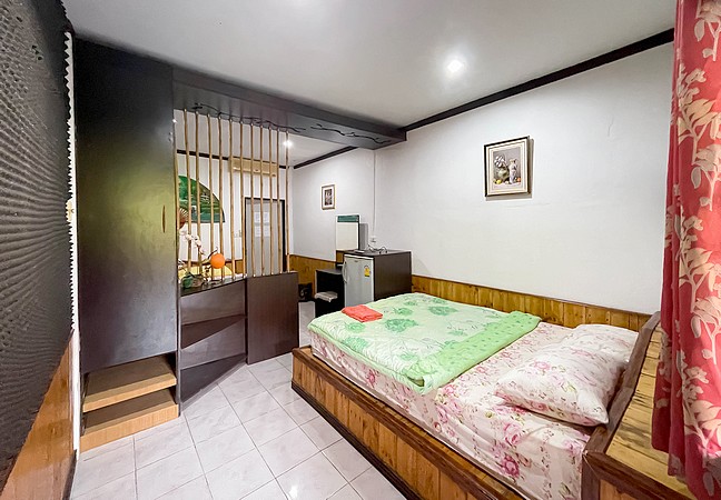 Chambre deux lits de resort en Thaïlande