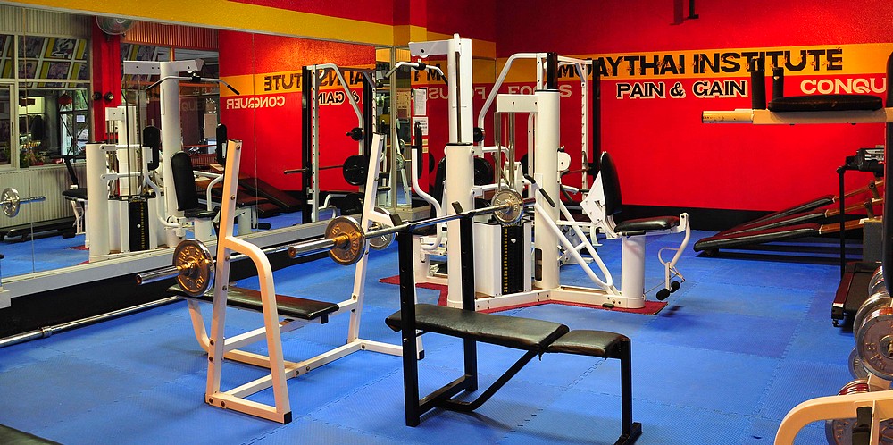 Salle de fitness pour muay thai à Bangkok