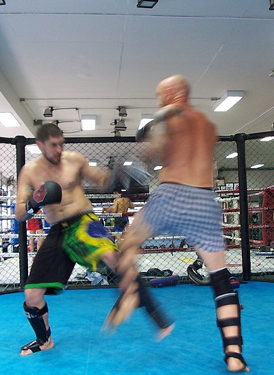 Entrainement de MMA à Koh Samui, Thaïlande