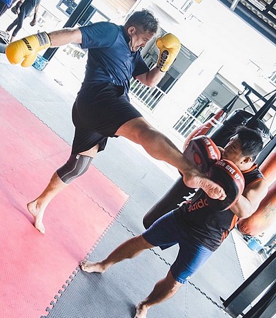 entrainement de muay thai à Koh Samui pour mincir