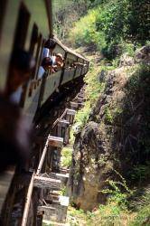 Train avant Kanchanaburi