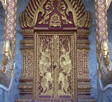 Porte de temple  Chiang Mai