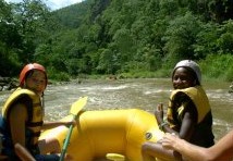 Rafting dans la campagne Thailandaise