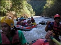 Rafting dans la campagne Thailandaise