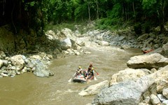 Rafting dans la campagne Thailandaise