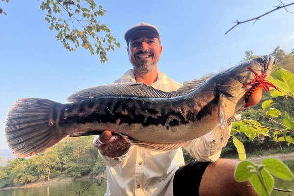 Pêche en lac en Thaïlande