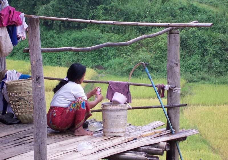 Randonnée en Thailande dans les collines